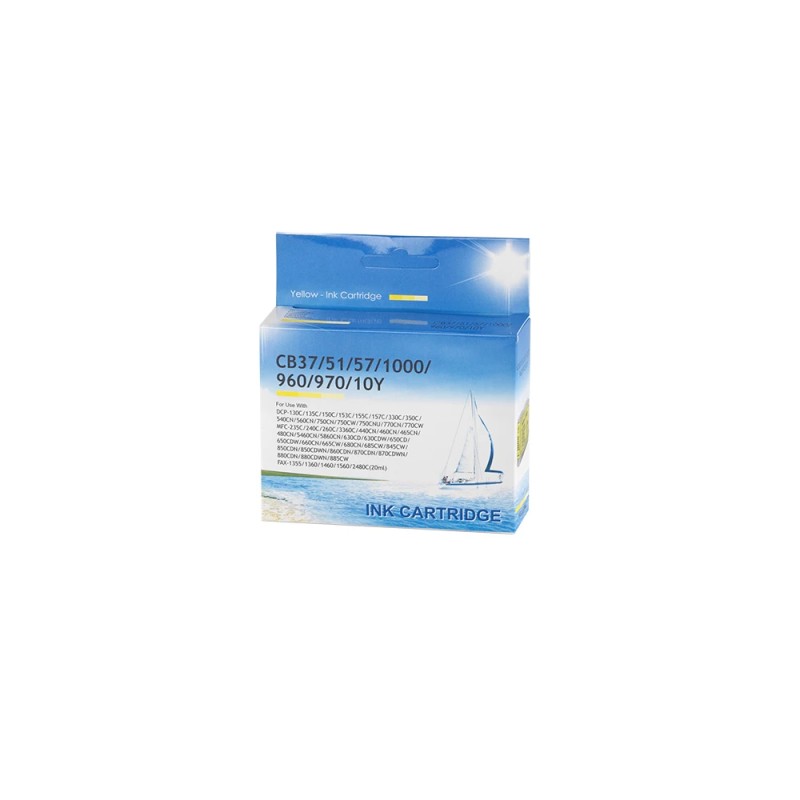 Brother CB37/LC960/LC970/LC1000 inkjet yellow ECO